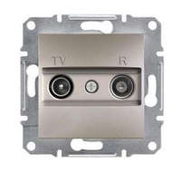 Schneider Schneider Asfora TV-R aljzat, átmenő, 4 dB, keret nélkül, bronz