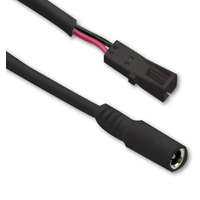 Isoled Adaptercsatlakozó kábel 10cm anya-DC MiniAMP csatlakozóval 2 eres fekete 3A