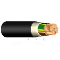 Cable NYY-J 5x2,5 réz földkábel