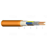 Cable NHXH E30 3x 1,5 narancs 0,6/1kV tűzálló erőátviteli kábel halogénmentes