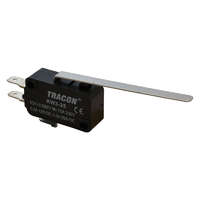 Tracon Helyzetkapcsoló, mikro, rugószáras 1×CO 10(3)A/230V, 52mm, 4,8x0,5 mm, IP00