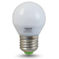 Tracon Led lámpa E27 (5W/250°) Kisgömb természetes fehér
