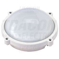 Tracon Védett, műanyag házas LED hajólámpa, kerek forma 230 VAC, 50 Hz, 8 W, 710 lm, 4000 K, IP65, EEI=F