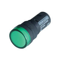 Tracon LED-es jelzőlámpa, zöld 24V AC/DC, d=16mm