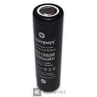 KeepPower KeepPower 18650 3,7V 3000mAh 20A védett Li-ion nagyáramú akkumulátor e-cigarettához