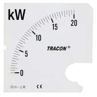 Tracon Skálalap W72-400V/4 műszerhez 0 - 100 kW