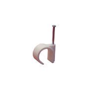 Tracon Koax kábel rögzítő bilincs, fehér 20-25mm