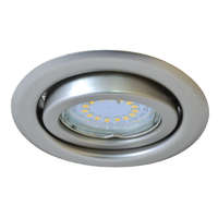 Tracon Beépíthető lámpatest spot fényforrásokhoz, matt króm max.50W, MR16, D=97mm, 30°