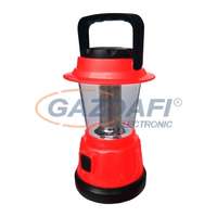 BcLux BC-LUX LED kemping lámpa, 16 LED, piros