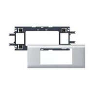 LEGRAND LEGRAND 011204 DLP alu keret Program Mosaic 4 modulos, 65 mm fedélhez