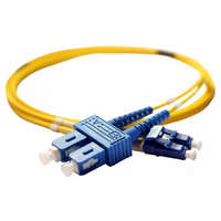 LEGRAND LEGRAND 032603 patch kábel optika OS1/OS2 (UPC) monomódusú SC/LC duplex 9/125um LSZH (LSOH) sárga 1 méter LCS3