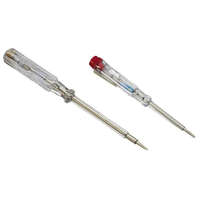 GAO GAO 0638H Feszültségvizsgáló készlet, 2db-os (140mm+190mm) , áttetsző, 100-250V