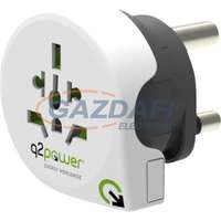 Q2 Power Utazóadapter "World to South Africa"
