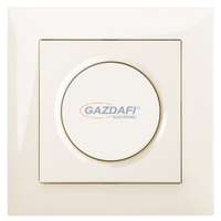 ELEKTRO-PLAST ELEKTRO-PLAST 1417-11 + 1471-01 "Sentia" fényerőszabályzó kapcsoló, süllyesztett, krém, 40-400W, IP20, 250V, 10A, kerettel