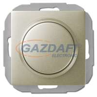 ELEKTRO-PLAST ELEKTRO-PLAST 1417-57 "Sentia" fényerőszabályzó kapcsoló, süllyesztett, szatén, IP44, 40-400W, keret nélkül