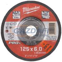 MILWAUKEE MILWAUKEE 4932451502 Csiszolókorong (tisztítókorong) fémhez 125x6 hajlított
