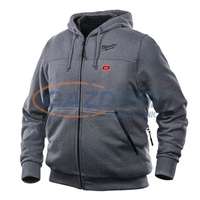 MILWAUKEE MILWAUKEE M12 HH GREY3-0 (XL) fűthető kapucnis pulóver töltő és akku nélkül, méret: XL