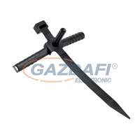 ELMARK ELMARK kábelkötegelő tipli, d=8mm, 95mm, fekete, 50db/csomag