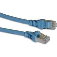 LEGRAND LEGRAND 632760 patch kábel RJ45-RJ45 Cat6 árnyékolt (F/UTP) PVC 1 méter világos kék d: 6mm AWG26 Linkeo