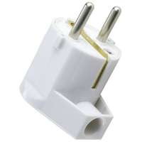 GAO GAO 6906H Földelt lengő dugvilla, műanyag, oldalsó törésgátlós kivezetéses, fehér, 230V~ 50Hz, 16A
