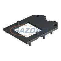 OBO OBO 7408785 UT34 D2 Fedlap UT34-hez, 2 db tartókeretes készülék részére 104x76x4mm grafitszürke poliamid