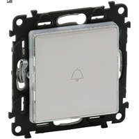 LEGRAND LEGRAND 752114 Valena Life váltóérintkezős nyomó jelzőfénnyel, átlátszó címketartóval, 3 színű betétlappal elefántcsont