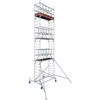 KRAUSE Krause 940155 monto Protec alumínium gurulóállvány, 8,3m munkamagasság