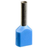 SCHNEIDER SCHNEIDER AZ5DE025D Dupla érvéghüvely 2x2,5 mm2 DIN 1x50db adagolóban kék L=18,5mm