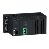 SCHNEIDER SCHNEIDER BMKC8020301 Modicon MC80 logikai vezérlő, 8 DI + 12 DO + 4 AI (-20…20 mA / -10…10 V), 1 soros Modbus, 1 CANopen, 2 Ethernet