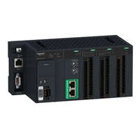 SCHNEIDER SCHNEIDER BMKC8030311 Modicon MC80 logikai vezérlő, 8 DI + 12 DO + 2 HSC + 4 AI (-20…20 mA / -10…10 V), 1 soros Modbus, 1 CANopen, 2 Ethernet