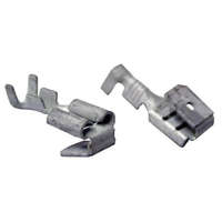 TRACON TRACON CSE Szigeteletlen rátolható csatlakozó csap+hüvely, ónozott réz 6,3×0,8mm, 1-2,5mm2