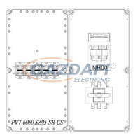 CSATÁRI PLAST CSATÁRI PLAST PVT 6060 SZ95-SB-CS Szinti csatlakozó és leágazó szekrény biztosítós szakaszólóval és terheléskapcsolóval, csoportos fogyasztásmérő kialakítására