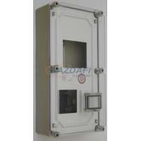 CSATÁRI PLAST CSATÁRI PLAST PVT EON 3060 1/3 VFm-AM éjszakai fogyasztásmérő 1v3f EM ablakkal, kulcsos zárral, 300x600x170mm, alsó maszkkal