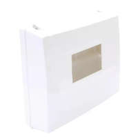 TRACON TRACON EDFK-8/1ANP Falon kívüli elosztódoboz, ajtó nélkül, zárópecsételhető 1×8 modul, IP40, (H×W×D=160×180×60mm)