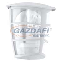 EGLO EGLO 93403 Kültéri fali E27 1x60W 18*20*12cm alumínium öntvény fehér, átlátszó műanyag IP44 Aloria