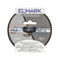 ELMARK ELMARK 51021 Szigetelő szalag PVC 20mx19mm fekete