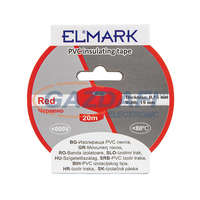 ELMARK ELMARK 51024 Szigetelő szalag PVC 20mx19mm piros