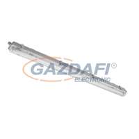 ELMARK ELMARK 9BM124LED "Bella" falon kívüli vízálló LED armatúra fénycsövekkel, G13, T8, 230V, 1x24W, 1920lm, 4000-4300K, szürke, 1570x106x110mm, IP65, A++-A/A+, 30000h