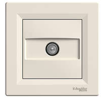 SCHNEIDER SCHNEIDER EPH3200223 ASFORA TV aljzat, átmenő, 4 dB, bézs