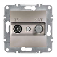 SCHNEIDER SCHNEIDER EPH3400369 ASFORA TV/SAT aljzat, átmenő, 8 dB, bronz