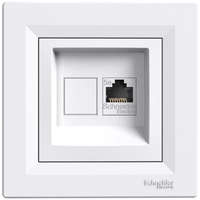 SCHNEIDER SCHNEIDER EPH5000121 ASFORA 1xRJ45 Cat5e STP aljzat, fehér