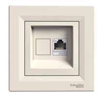 SCHNEIDER SCHNEIDER EPH5000123 ASFORA 1xRJ45 Cat5e STP aljzat, bézs