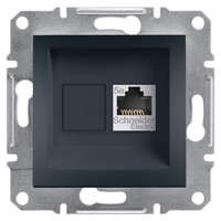 SCHNEIDER SCHNEIDER EPH5000171 ASFORA 1xRJ45 Cat5e STP aljzat, antracit