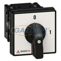 GANZ GANZ KK1-32-9002 Be-Ki kapcsoló, 90 fokos kapcsolási szöggel, 3P, 32A, IP44