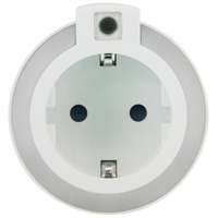 GAO GAO 6007H Irányfény LED, dugalljal és alkonykapcsolóval, 4 db szuper fényes LED, fehér, 230V, 16A; 230V, 16A, max: 3680W, IP20