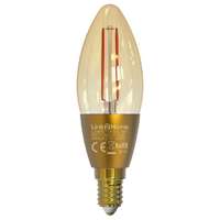 GAO GAO 8008H L2H Pro Okos izzó gyertya, filament, E14, 4.5W, 400lm, 1800-2700K, C35