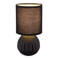 GLOBO GLOBO 21730S SYLAS asztali lámpa 40W 230V IP20 1xE14 fekete d=120 mm