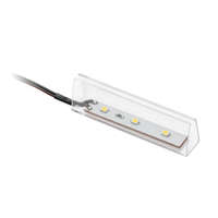 GTV LIGHTING GTV LD-KLPCB-00N LED kapocs műanyag polcokhoz 0.24W, 12V DC, 3000K, 10 lm, IP20, műanyag ház, 2 m kábelel miniAMP