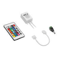 GTV LIGHTING GTV LD-KONMINI-RGB LED RGB mini vezérlő infravörös távirányítóval, 12V DC, max. 72W/6,0A, IP20