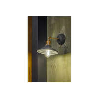 GTV DECOR GTV OS-LORW-E27-15-DEC Fali lámpatestek LORET+ kapcsolóval,8229,AC220-240V,50/60Hz,1*E27,max.40W Átmérő 20 cm, single, szürke